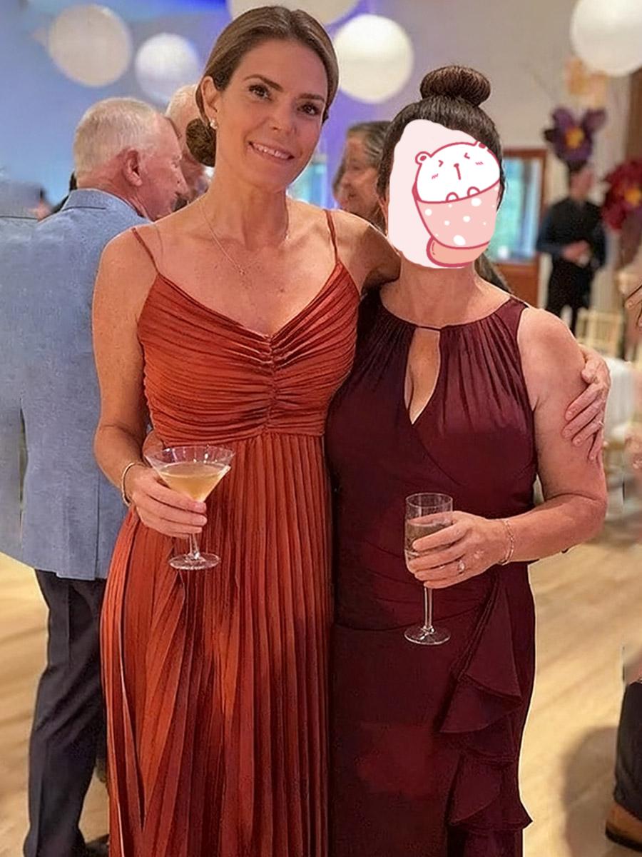 A-Line/Princess Spaghetti Strap Satin Floor-Length Prom Dresses