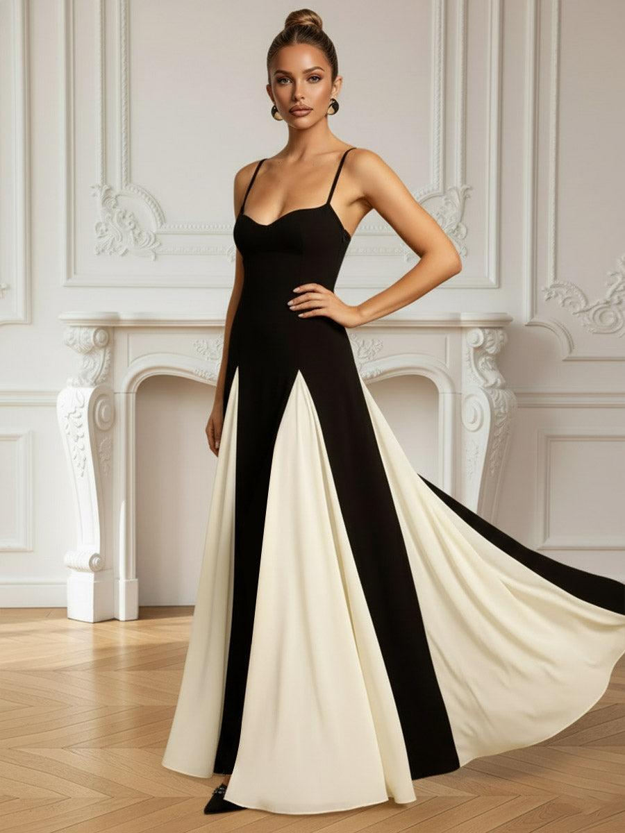 Elegant A-Line/Princess Spahetti Strap Prom Dresses