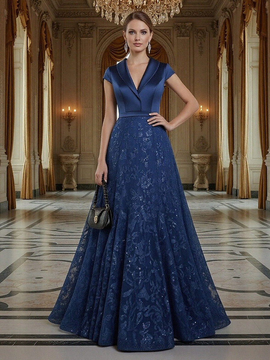 Shirees Green A Line/Princess V Neck Sequined Elegant Mother of the Bride Dresses with Lace Appliques 2026