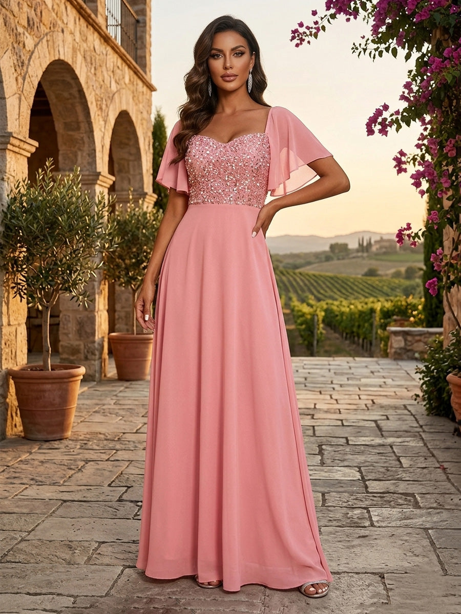 Shirees Chiffon A Line Sweetheart Corset Ruched Mother of the Bride & Groom Dresses 2026