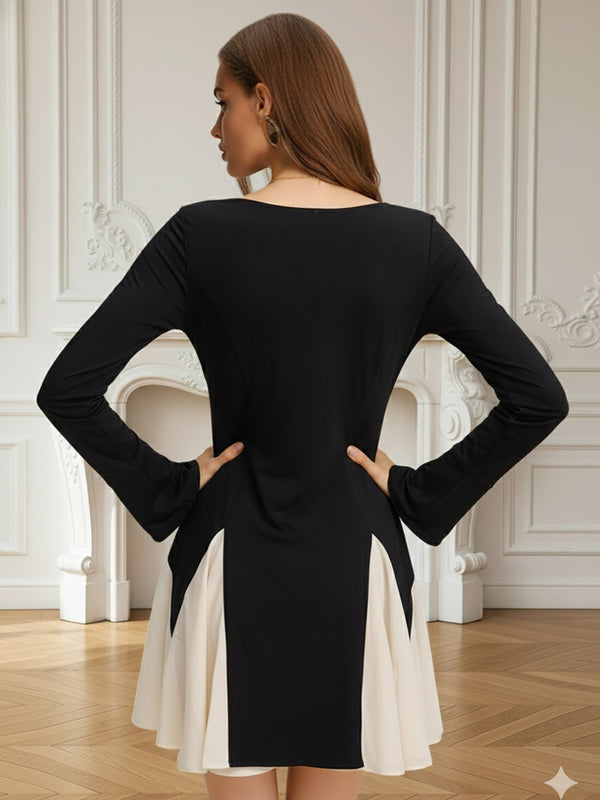 Elegant A-Line/Princess Long Sleeve Mini Prom Dresses