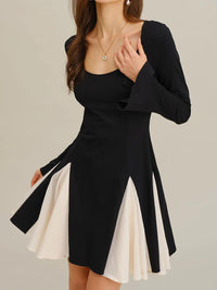 Elegant A-Line/Princess Long Sleeve Mini Prom Dresses