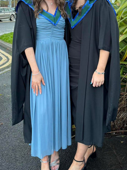 A-Line/Princess Strapless Floor-Length Prom Dresses with Scarf