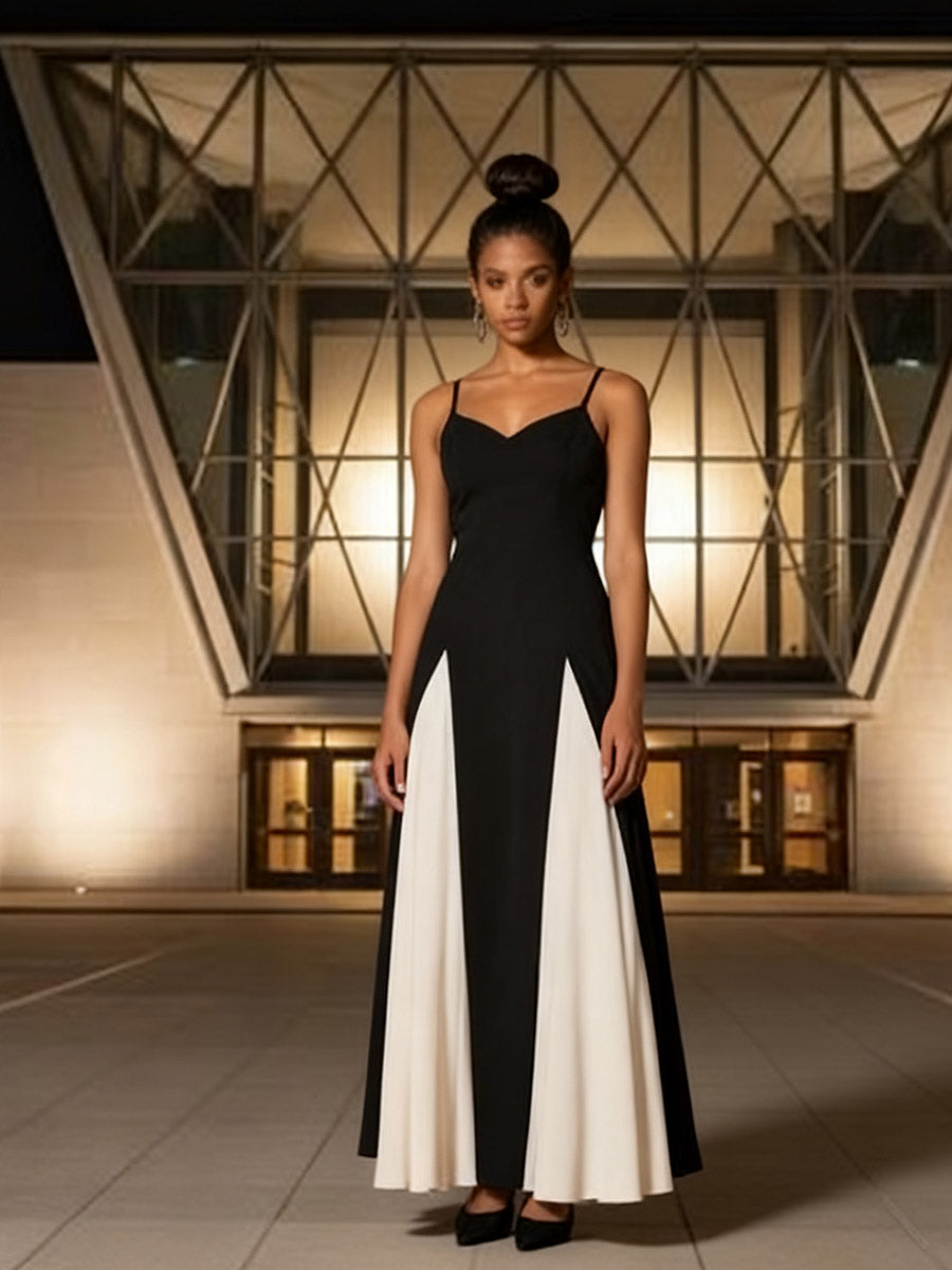 Elegant A-Line/Princess Spahetti Strap Prom Dresses Women Formal Gowns