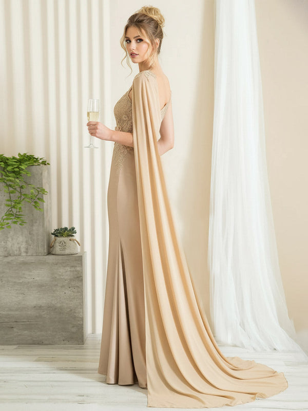 Mermaid 3D Floral One Shoulder Floor-Length Formal Prom Dresses with C Shirees Mermaid 3D Floral One Shoulder Floor-Length Formal Prom Dresses with C Shirees