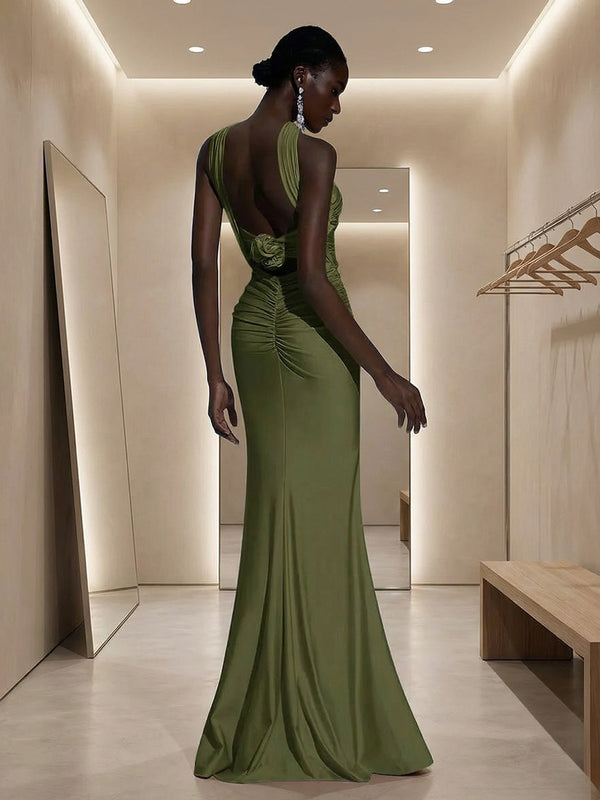Satin Evening Dresses - Sleek Formal Gowns Shirees Satin Evening Dresses - Sleek Formal Gowns Shirees