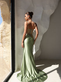 Sheath/Column Sweetheart Floor-Length Formal Evening Dresses Evening Gowns