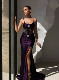 Sheath/Column Sweetheart Floor-Length Formal Evening Dresses Evening Gowns