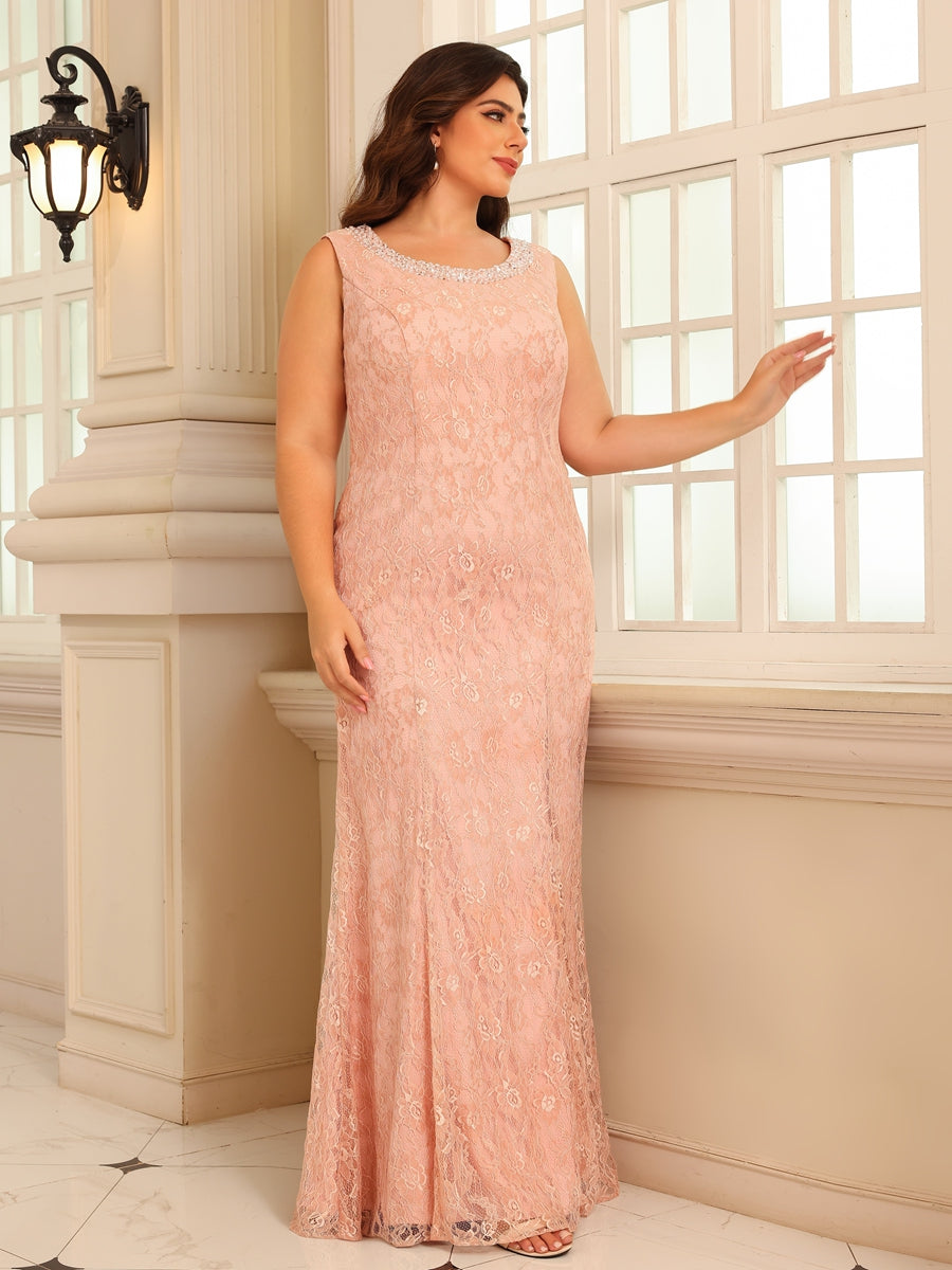 Sheath/Column Lace Appliques Two-Piece Floor-Length Mother of the Bride Dresses with Jacket