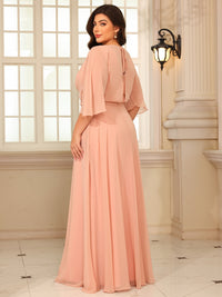 A-Line/Princess V-Neck Floor-Length Mother of the Bride Dresses with Pleats