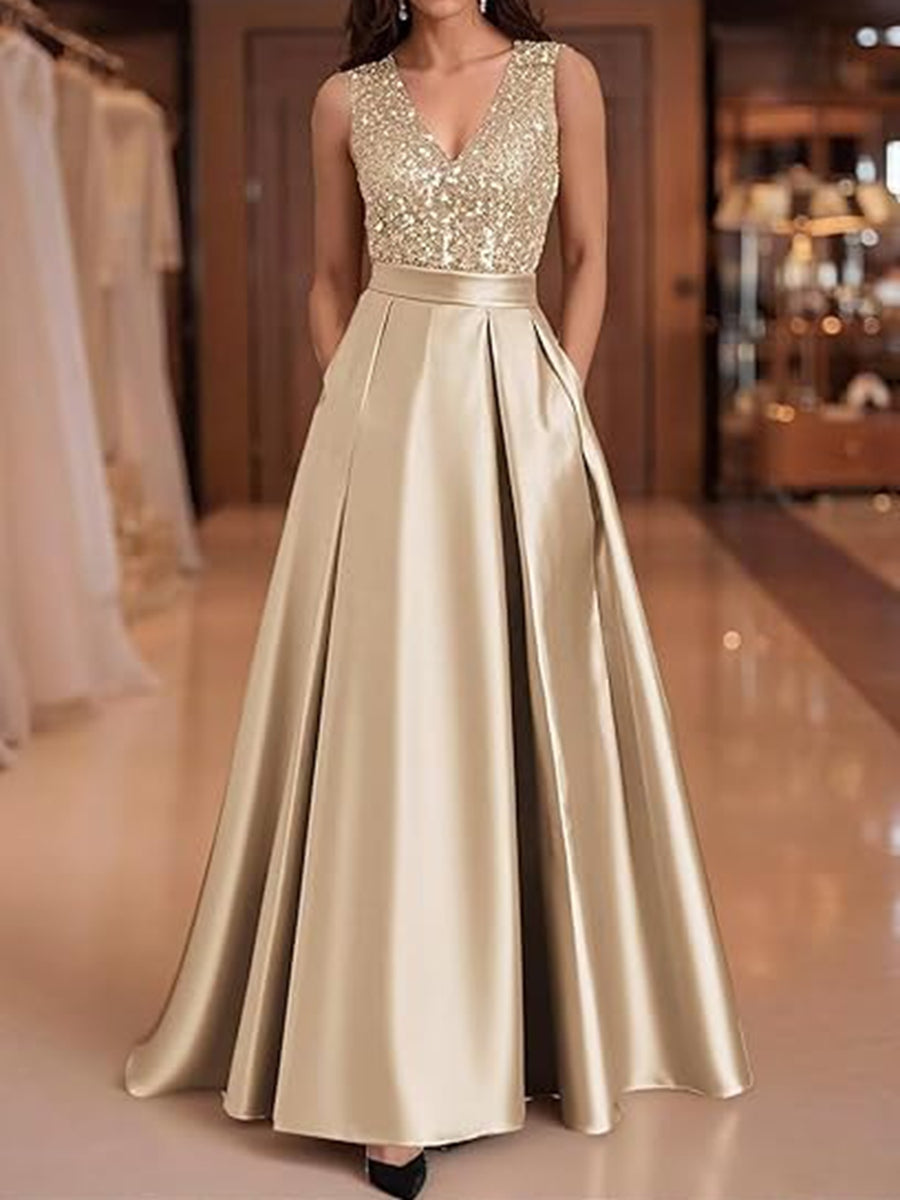 blue dress for baby girl Imani Graceful One Shoulder Slit Long Chiffon Plus Size Bridesmaid Dresses, Champagne main image 0