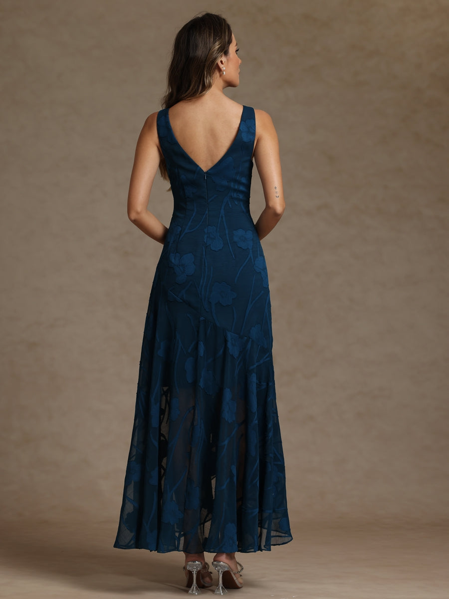 A-Line/Princess Two-Piece Asymmetrical Appliques Ankle-Length Mother of the Bride Dresses with Jacket