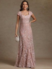 Mermaid/Trumpet Sweetheart Keyhole Floor-Length Mother of the Bride Dresses with Sequins