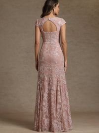 Mermaid/Trumpet Sweetheart Keyhole Floor-Length Mother of the Bride Dresses with Sequins