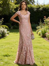 Mermaid/Trumpet Sweetheart Keyhole Floor-Length Mother of the Bride Dresses with Sequins