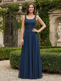 Mother of the Bride & Groom Dresses Wedding Gowns Lace Applique Two-Piece Long with Jackets
