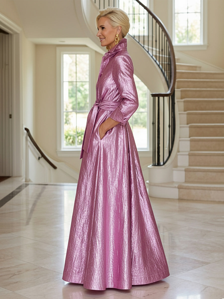metallic mother of the bride dresses Janique 251020 - Long Mermaid Dress Crafted from metallic fabric with textured detailing Christina Wu 17228 Mother of