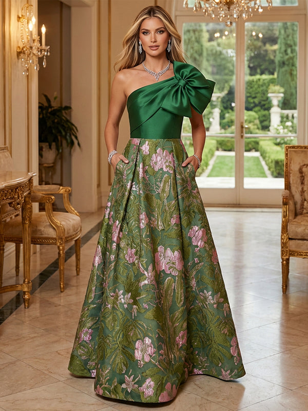 Jacquard Evening Dresses - Textured Formal Shirees Jacquard Evening Dresses - Textured Formal Shirees
