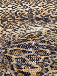 Sheath Off Shoulder Leopard Sequin Evening Gowns Maxi Formal Dress for Women