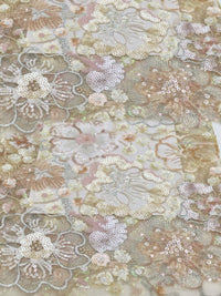 Sheath 3D Floral Embellished Lace Floor-Length Mother of the Bride & Groom Dresses with Chiffon Capelet Sleeves