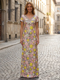Sequin Sheath/Column V-Neck Floor-Length Mother of the Bride & Groom Dresses for Women
