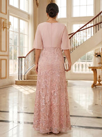 Chiffon A-Line/Princess Scoop Neck Floor-Length Mother of the Bride & Groom Dresses for Women
