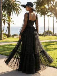 Sweetheart Tulle A-Line Floor-Length Formal Dresses