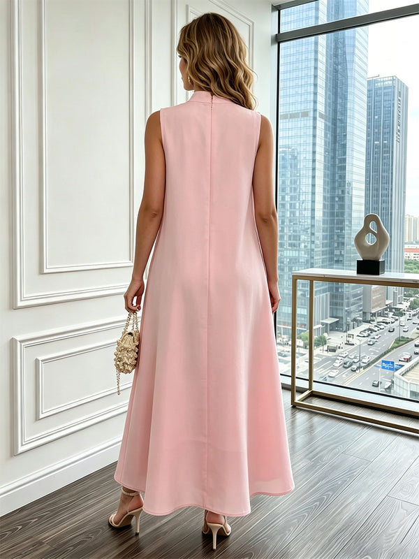 Stretch Mesh A Line Scoop Neck 3D Flowers Ruched Formal Dresses