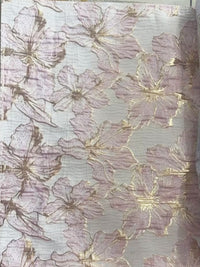 A-Line/Princess Jacquard Scoop Neck Tea-Length Cocktail Dresses