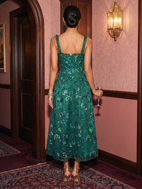 Sequin Floral A Line Sweetheart Ruffles Corset Cocktail Dresses
