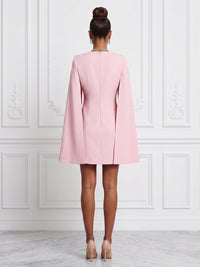 Stretch Jersey Sheath/Column V-Neck Short Cocktail Dresses for Women