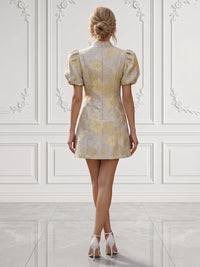 Jacquard A-Line/Princess V-Neck Short Cocktail Dresses for Women