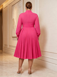 Plus Size A-Line/Princess V-Neck Stretch Jersey Tea-Length Cocktail Dresses with Pleats