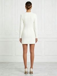 Sheath/Column Scoop Neck Stretch Jersey Short Cocktail Dresses with Pearls