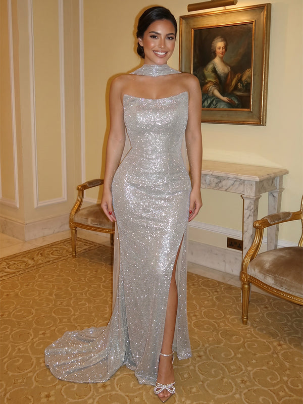 Sequin Evening Dresses - Formal Glitter Gowns  Shirees