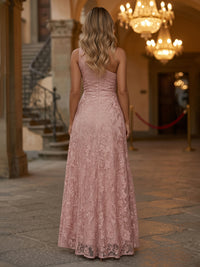 Sequin Floral A-Line/Princess One Shoulder High-Low Evening Dresses with Ruched Waist