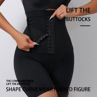 High Waist Shapewear Shorts: Waist Trainer, Tummy Control & Butt Lifter