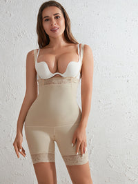 Lace Trim High Waist Comfortable Shapewear Shorts