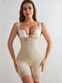 Lace Trim High Waist Comfortable Shapewear Shorts