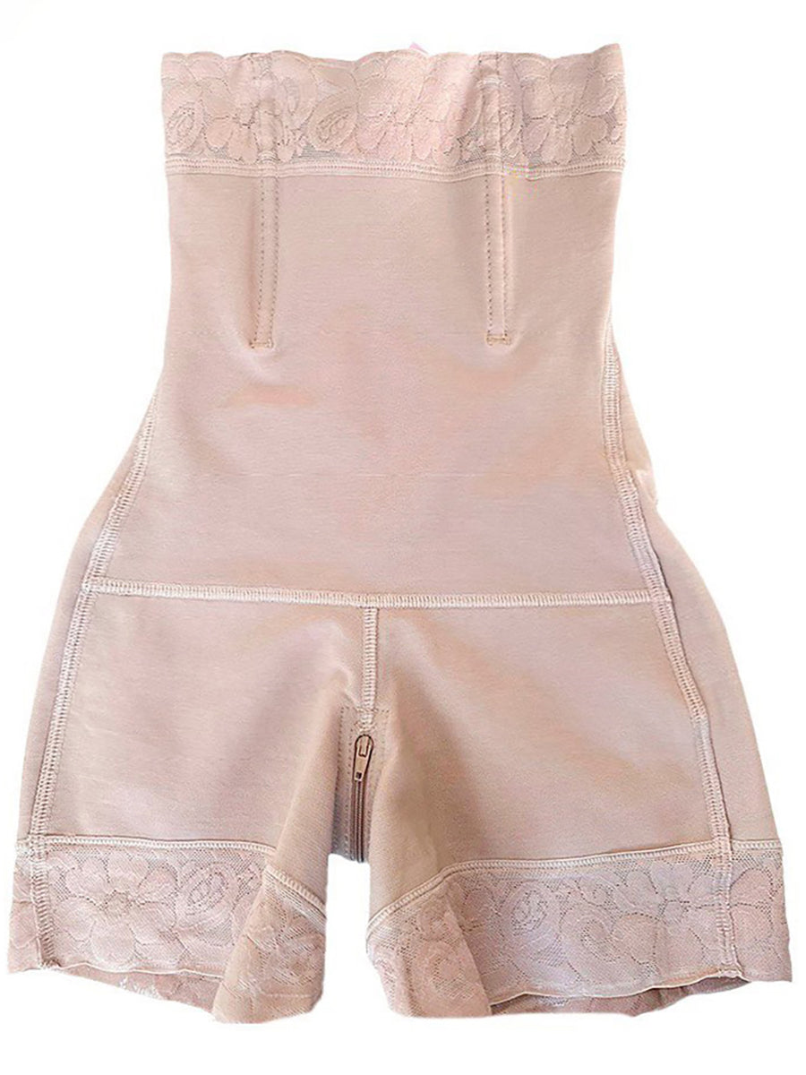 Lace Trim High Waist Comfortable Shapewear Shorts