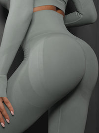 High Stretch Shaping High Waist Slim Long Yoga Leggings