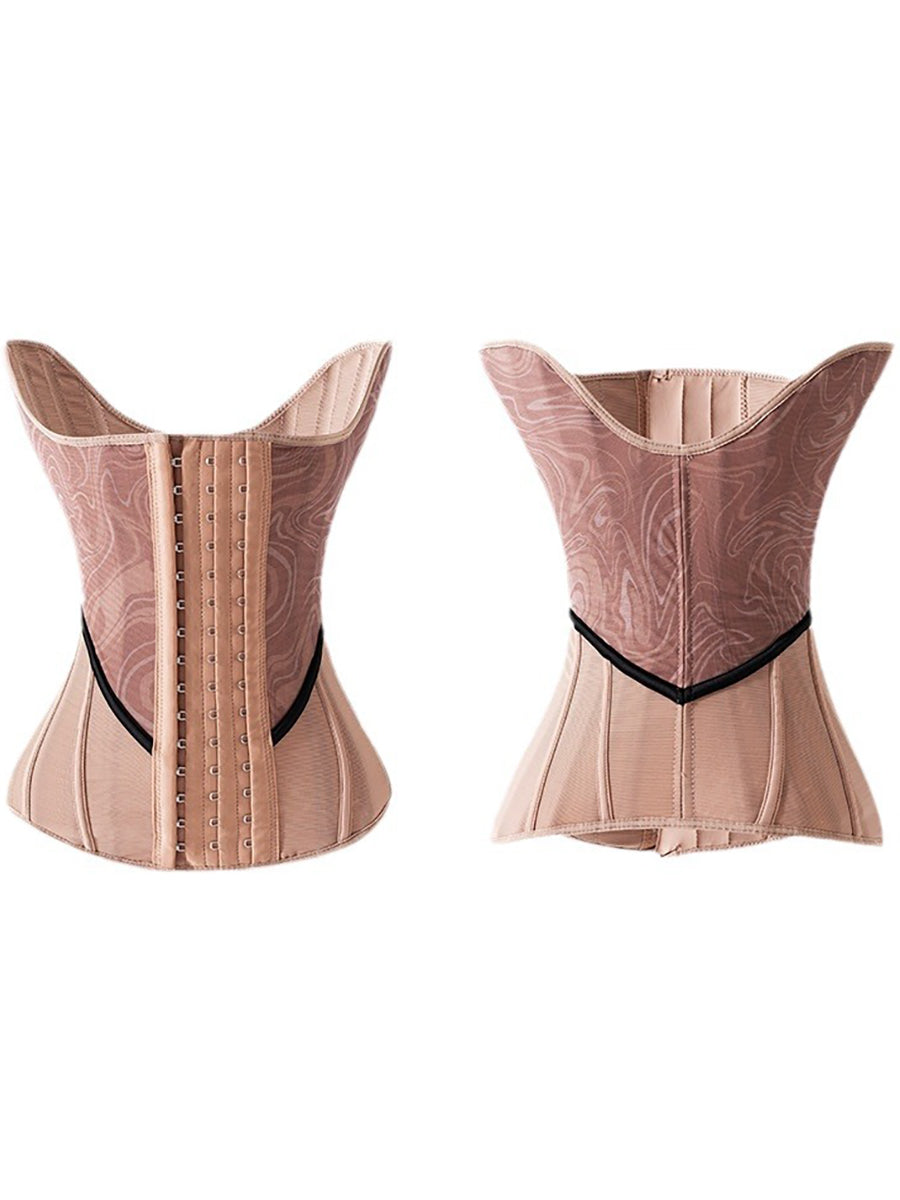 Hook-and-Eye Waist Trainer Corset Slimming Shapewear