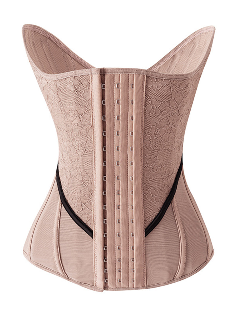 Hook-and-Eye Waist Trainer Corset Slimming Shapewear