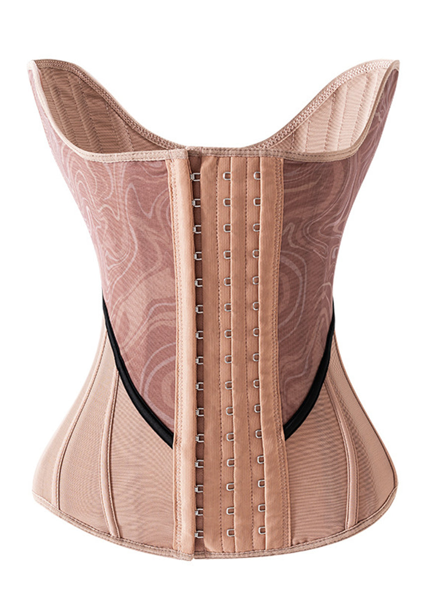 Hook-and-Eye Waist Trainer Corset Slimming Shapewear