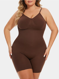 Adjustable Strap Tummy Control Plus Size Seamless Shapewear