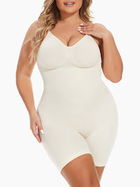 Adjustable Strap Tummy Control Plus Size Seamless Shapewear