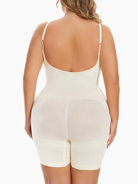 Adjustable Strap Tummy Control Plus Size Seamless Shapewear