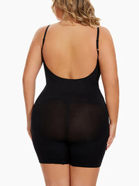 Adjustable Strap Tummy Control Plus Size Seamless Shapewear