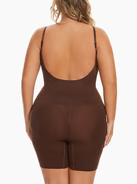 Adjustable Strap Tummy Control Plus Size Seamless Shapewear