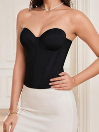 Strapless Corset Top Structured Waist Cincher Shapewear